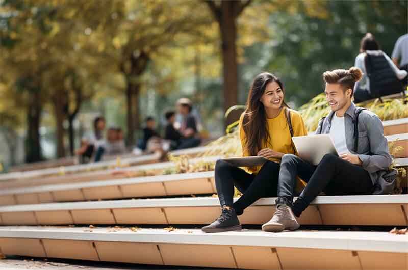 girl-and-guy-on-wide-steps-outside